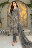 D-08 Thunder Gold Maryams Chiffon Collection 2021