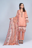 Bonanza Satrangi RSO213P07 L PEACH Summer Lawn 2021