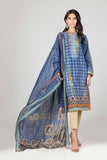 Bonanza Satrangi RSO213P48 BLUE Summer Lawn 2021