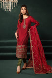 Maria B Red SF-EA23-13 Luxury Evening Wears