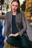 Maria B SF-EF23-06-TealBlue Luxury Casual Prets Vol 2