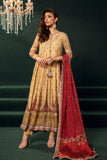 Maria B Beige SN-PF23-03 Luxury Evening Wears