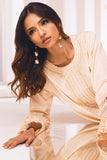 Azure Sandstone Diva Embroidered Ready To Wear Shirt Trouser Festive Collection