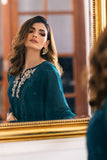 Azure Seaweed 6 Ensembles Hand Embellished Embroidered Festive Collection