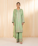 Sapphire U2TE-LX23V10-2 - 3 Piece - Embroidered Cotton Satin Suit Festive 2 Collection