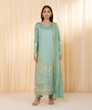 Sapphire U2TE-LX23V10-6 - 3 Piece - Embroidered Cotton Satin Suit Festive 2 Collection