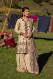 Sapphire U3E SG22V8 8 1 3 Piece - Embroidered Cotton Satin Suit Winter Vol 1 2022