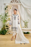 Dhanak DL 0212 White 3pcs Eid Edits 2022