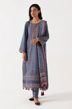 Zeen Woman WFM32349-Indigo Eid Ul Adha Collection 2022