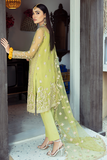 Zainab Manan ZM-02 Pear Lime Rawayat Chiffon 2022