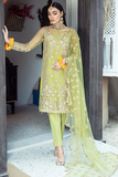 Zainab Manan ZM-02 Pear Lime Rawayat Chiffon 2022