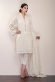 Bareeze Gold Shine Ch2711 Off White Dress