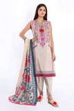 Khaadi A20234 Beige Summer Collection 2020