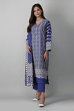 Khaadi A21248 Blue Summer Lawn 2021