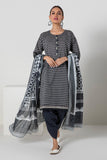 Khaadi A L ALA22301 Black Cambric Lawn 2022