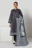 Khaadi A L ALA22302 Black Cambric Lawn 2022