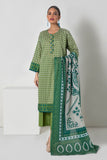 Khaadi A L ALA22302 Green Cambric Lawn 2022