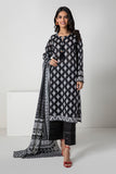 Khaadi A L ALA22303 Black Cambric Lawn 2022