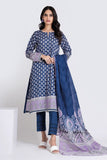 Khaadi A L ALA22304 Blue Cambric Lawn 2022