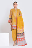 Khaadi A L ALA22304 Mustard Cambric Lawn 2022
