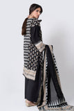 Khaadi A L ALA22305 Black Cambric Lawn 2022