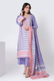 Khaadi A L ALA22305 Purple Cambric Lawn 2022