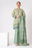 Khaadi A L ALA22306 Brown Cambric Lawn 2022