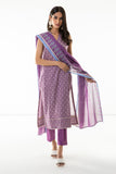 Khaadi A L ALA22339 Purple Cambric Lawn 2022