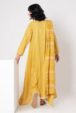 Khaadi A L ALA22342 Yellow Cambric Lawn 2022