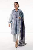 Khaadi A L ALA22343 Blue Cambric Lawn 2022