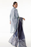 Khaadi A L ALA22343 Blue Cambric Lawn 2022