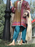 Almirah ALP-3PS 979 Orange Lawn Collection 2021