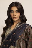 Khaadi Fabrics 3 Piece Suit Printed Marina Twill AMA231005 Winter Collection