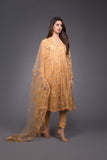 Bareeze Passion Range Bnl705 Mustard Dress