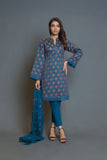 Bareeze Vintage Tribes Ch3112 Light Ferozi Dress