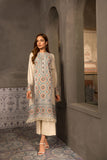 Bareeze Damascus Range Ch3052 Off White Dress