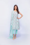Bareeze Suineing Floral Ch2844 Aqua Dress