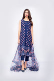 Bareeze Floral Ecstasy Mc543 Navy Blue Dress