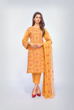 Bareeze Urban Tribe Mc519 Mustard Dress