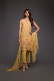 Bareeze Morning Bloom Ch2815 Yellow Dress