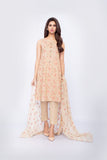 Bareeze Floral Flair Mc524 Light Brown Dress