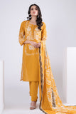 Khaadi ASl22203 Mustard Eid Lawn Collection 2022