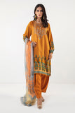 Khaadi A V AV22205 Yellow Cambric Lawn 2022