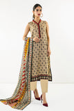 Khaadi A V AV22213 Beige Cambric Lawn 2022