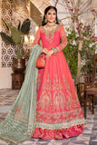 Maria B Salmon Pink and Feroza (BD-2402) Heritage Eid Collection 2022