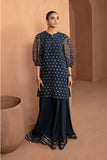 Maria B Shirt Navy Blue BETW22W110 Basics Formal