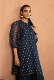 Maria B Shirt Navy Blue BETW22W110 Basics Formal