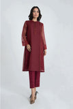Maria B Shirt Maroon BETW22W118 Basics Formal