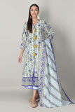 Khaadi Bk20418 Blue Winter Collection 2020