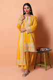 Khaadi Bla22209 Yellow Summer Collection 2022